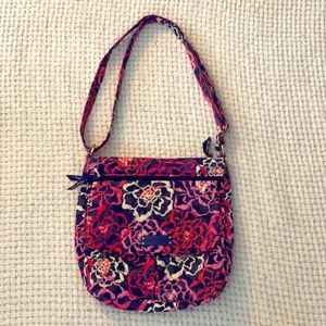 Vera Bradley Double Zip Mailbag In Katalina Pink